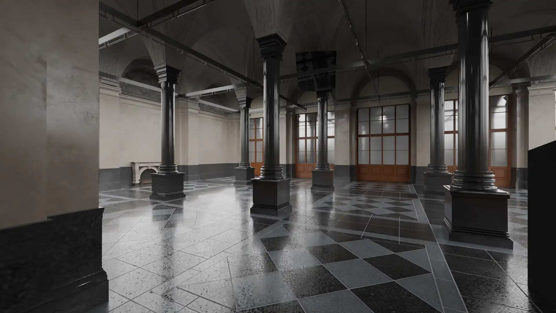 Riga bourse 3D model — image 2